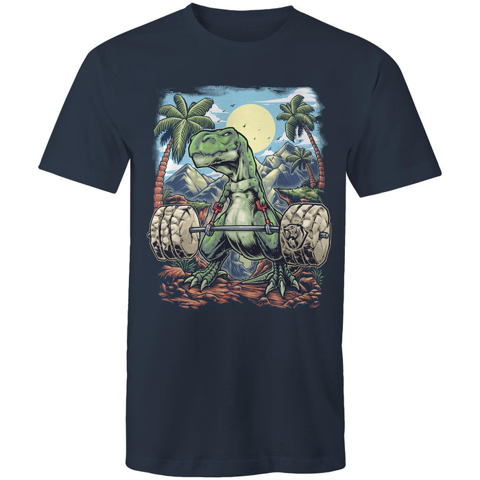 Deadlifting T-rex T-shirt (AU)