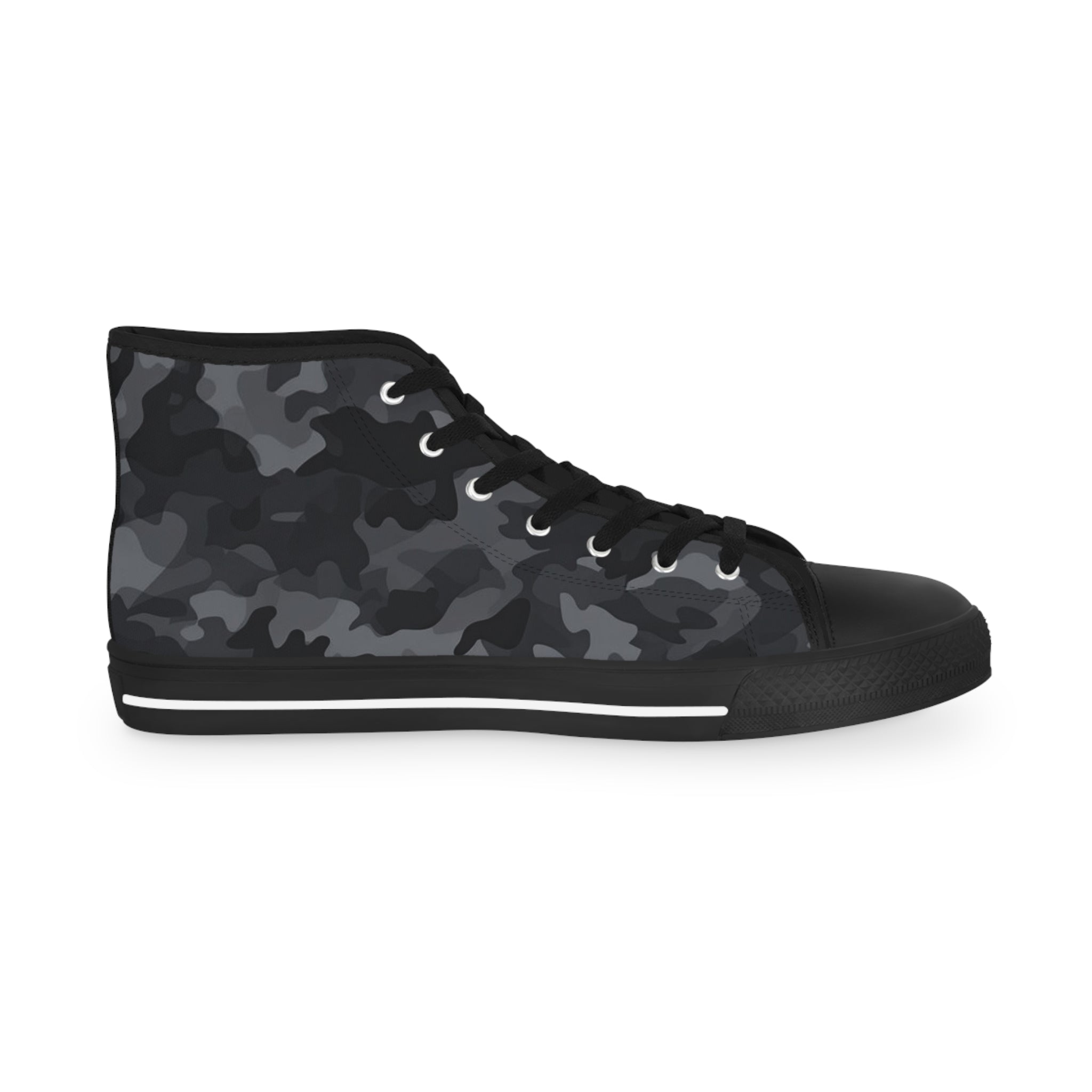 Black Camo High Top Sneakers (Men's)