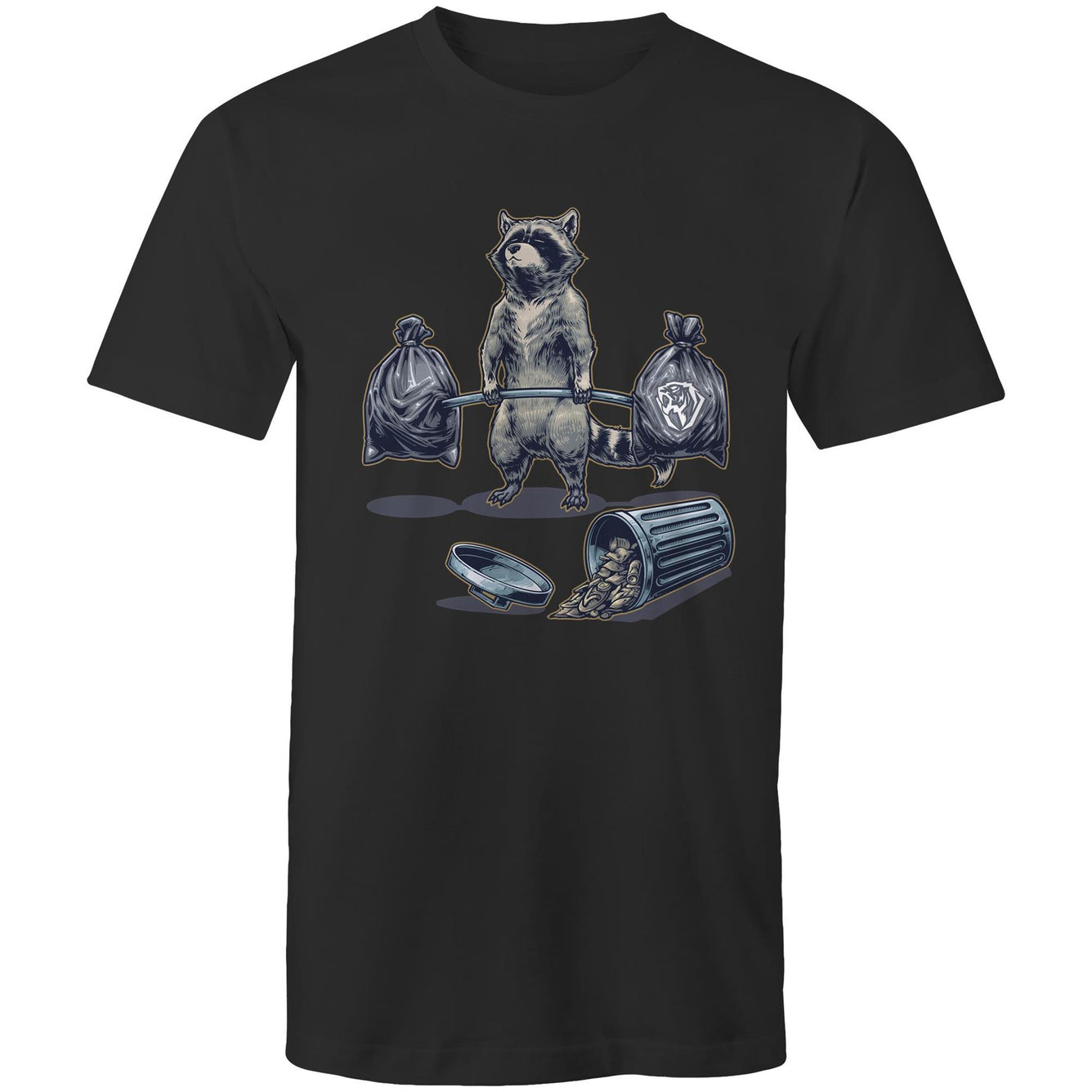 Deadlifting Raccoon T-shirt (AU)