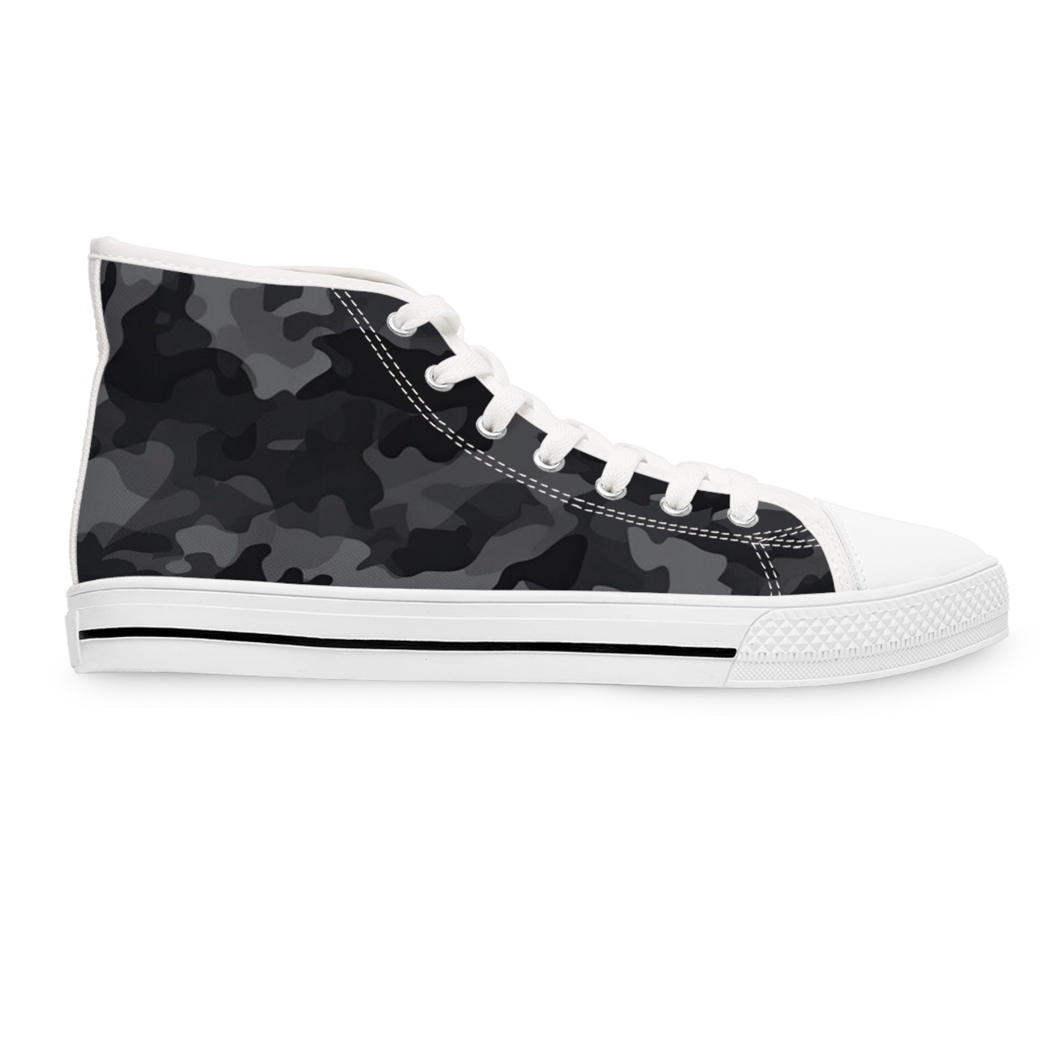 Black Camo High Top Sneakers (Women's)