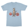 Deadlifting Tabby Cat T-shirt (UK)