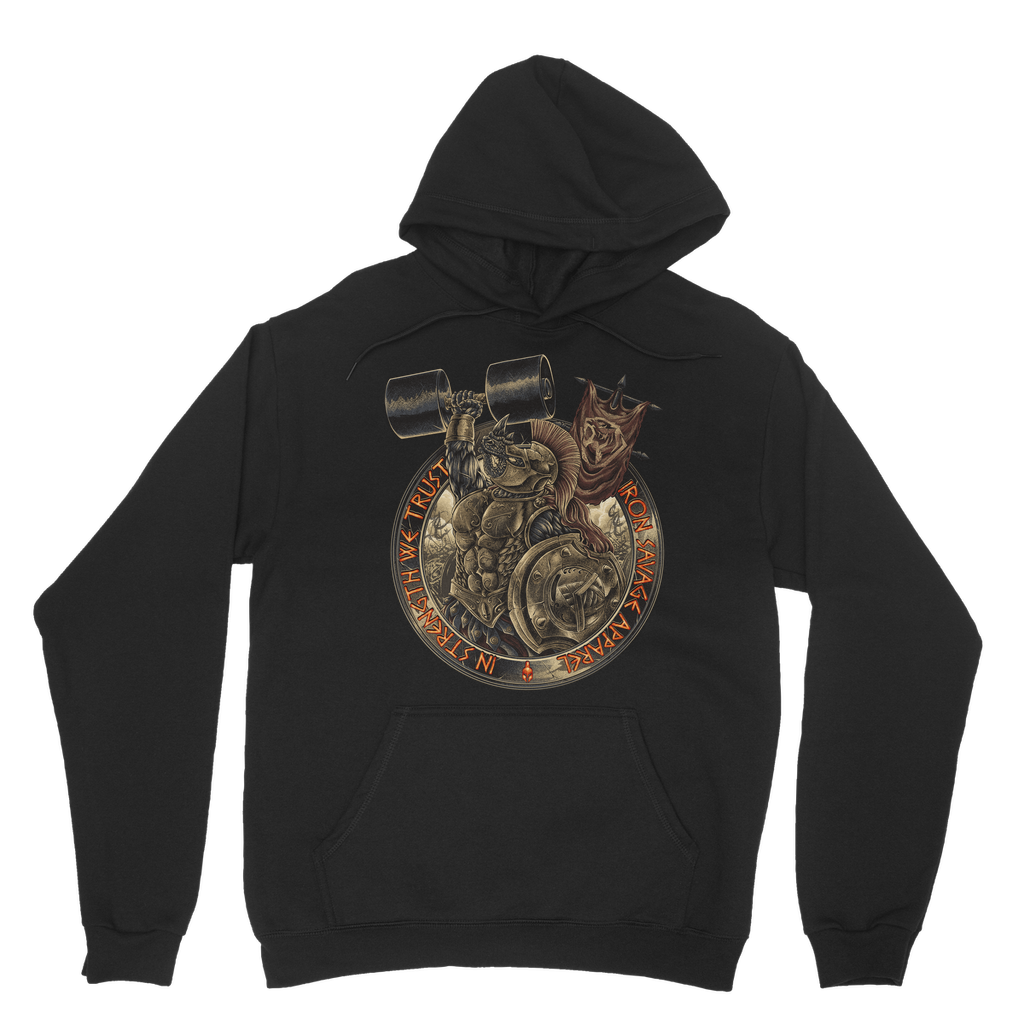 Rhino: In Strength we Trust Hoodie (UK)