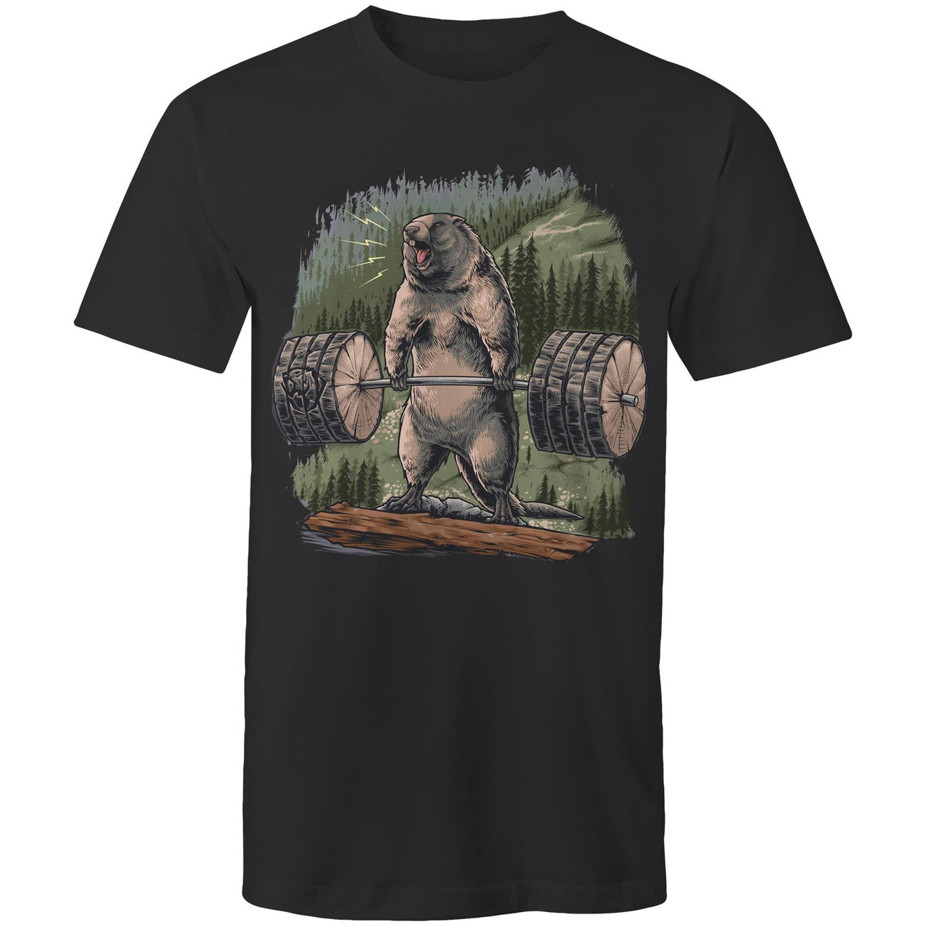 Deadlifting Marmot T-shirt (AU)