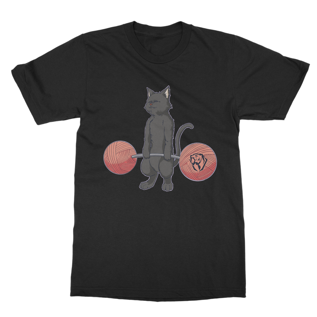 Deadlifting Black Cat T-shirt (UK)