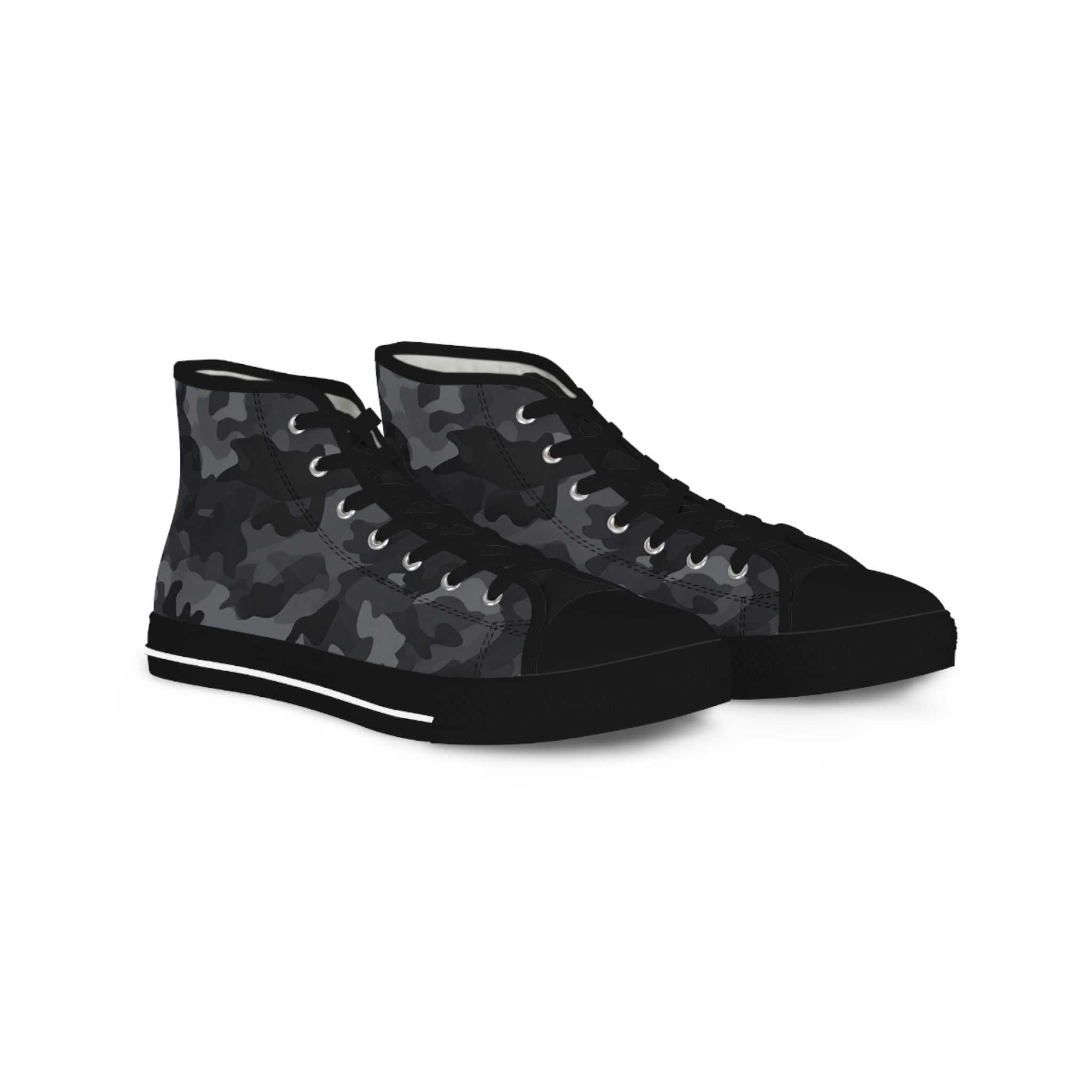 Black Camo High Top Sneakers (Men's)