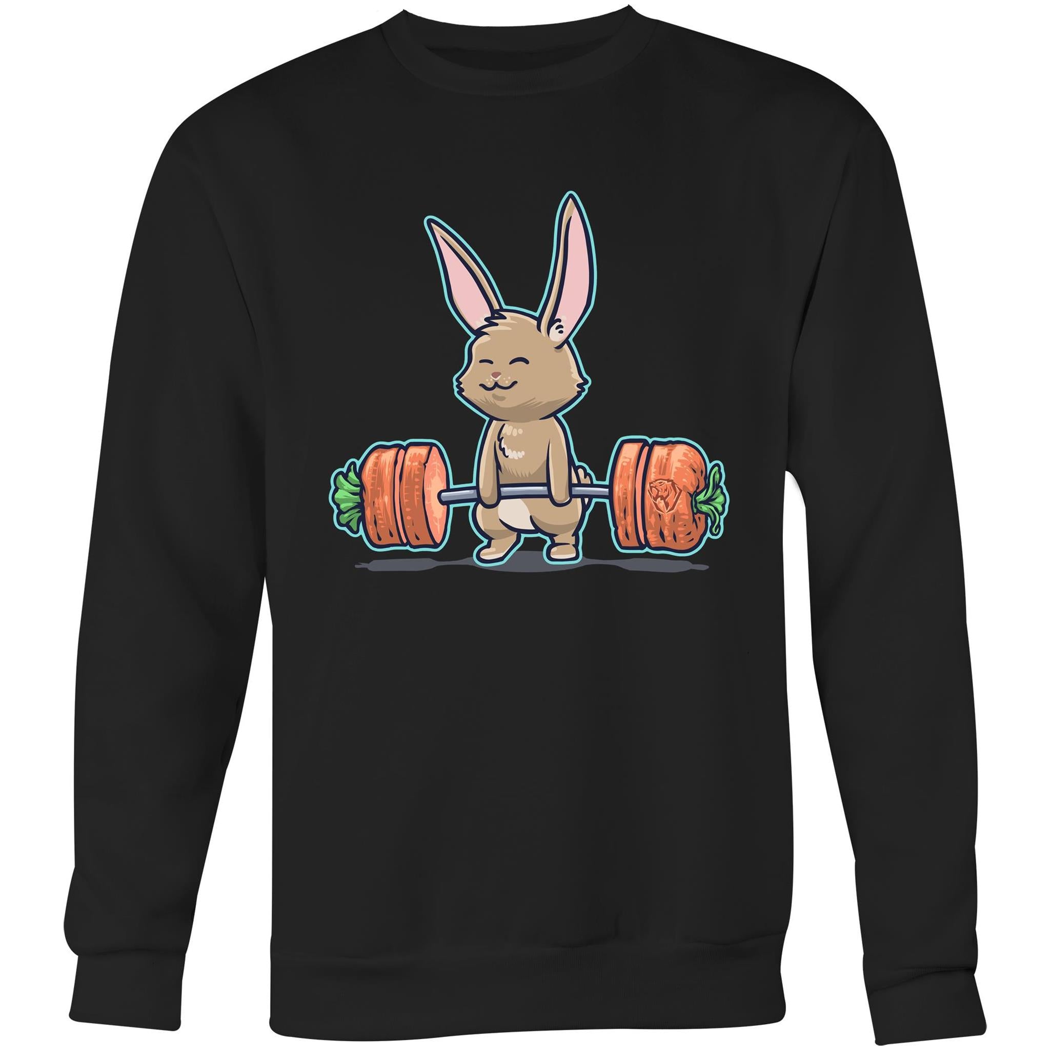 Deadlifting Brown Bunny Sweatshirt (AU)