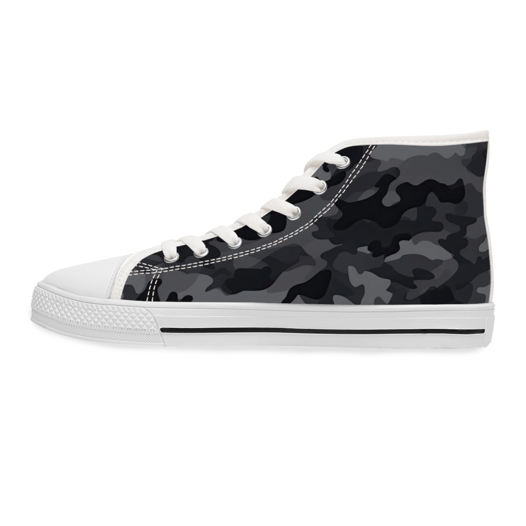 Black Camo High Top Sneakers (Women's)