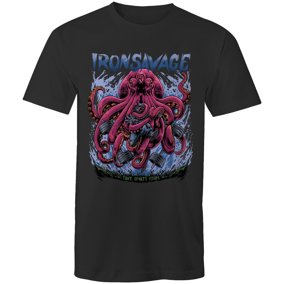 Octopus Take Whats Yours T Shirt Au Iron Savage Apparel 