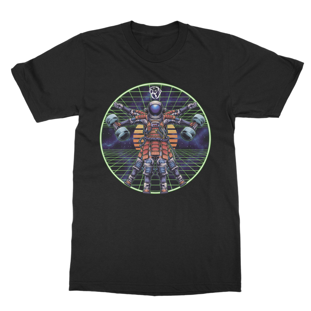 Samurai Astronaut: Vitruvian Gains T-shirt (UK)