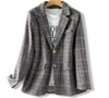 Meriel Women's Plaid Blazer