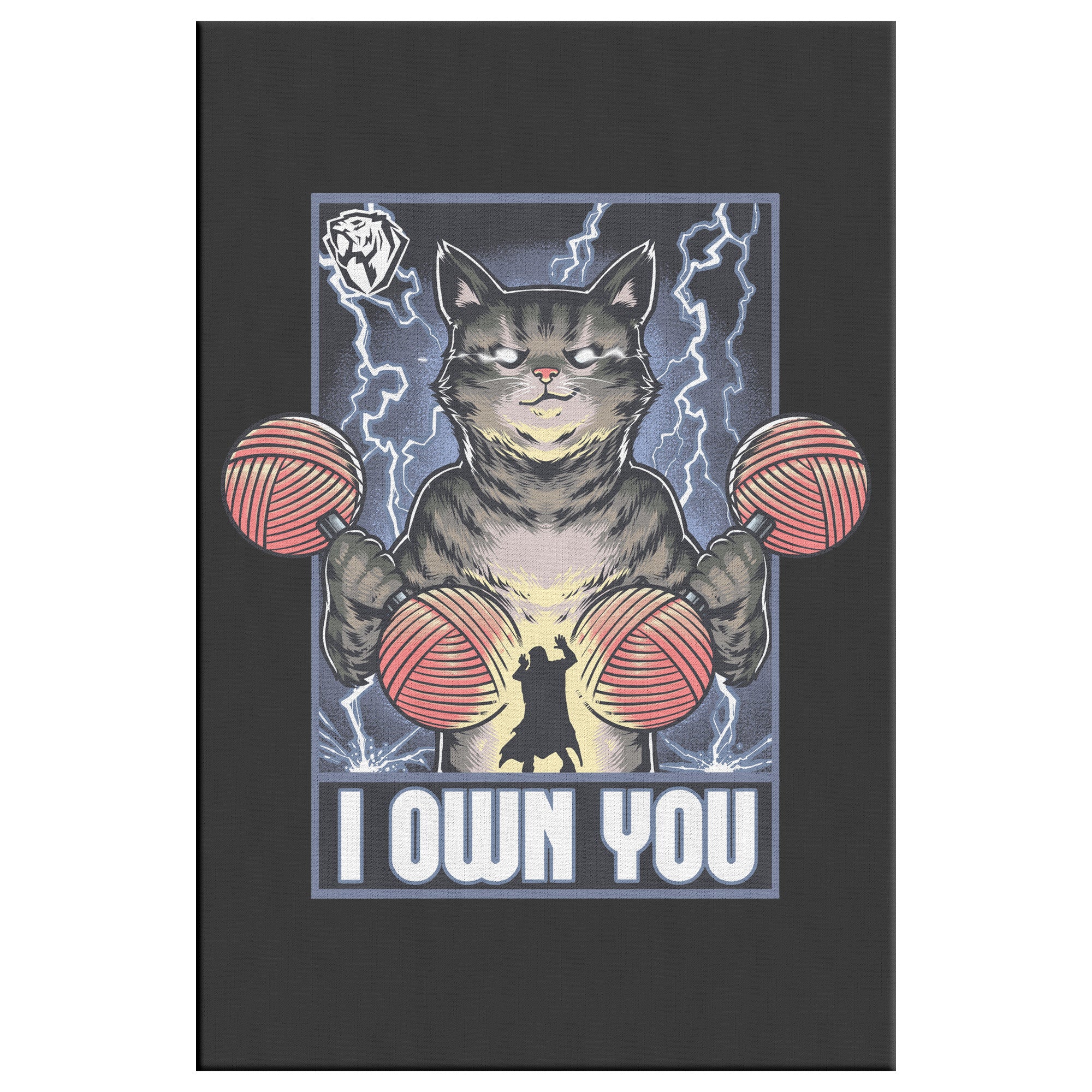 I Own You Cat Wall Canvas