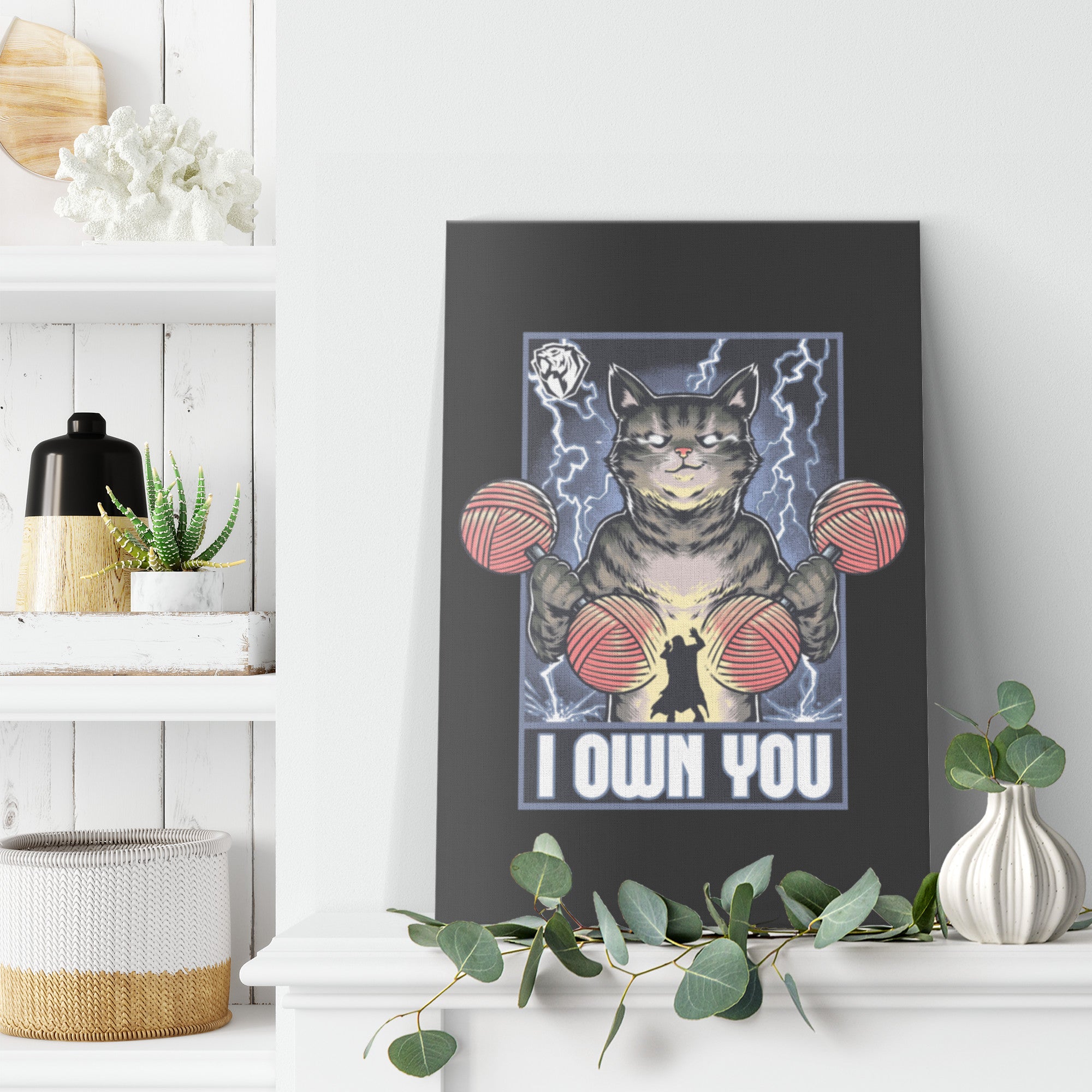 I Own You Cat Wall Canvas