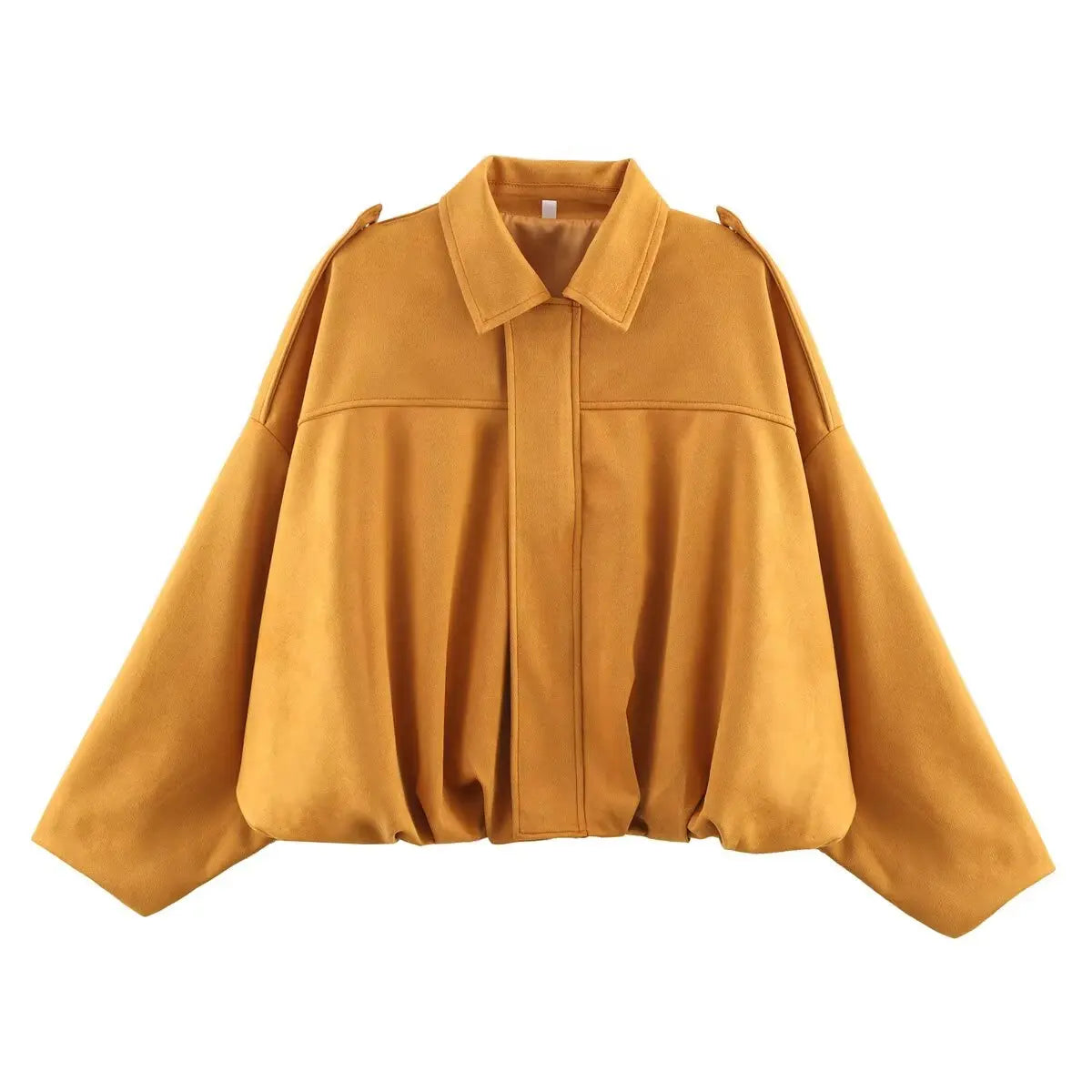 Elysian Faux Suede Bomber Jacket