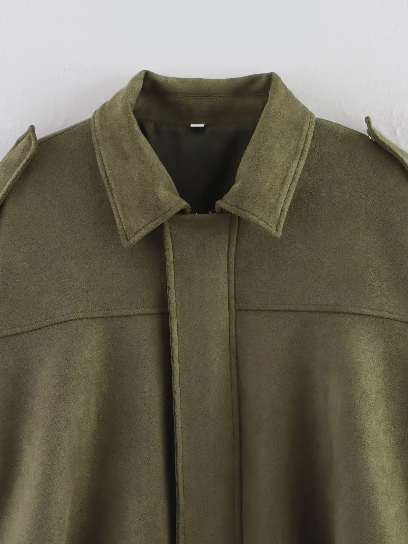 Elysian Faux Suede Bomber Jacket