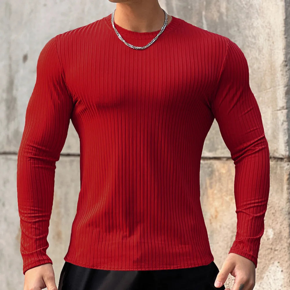 Apex Rib-Knit Long Sleeve