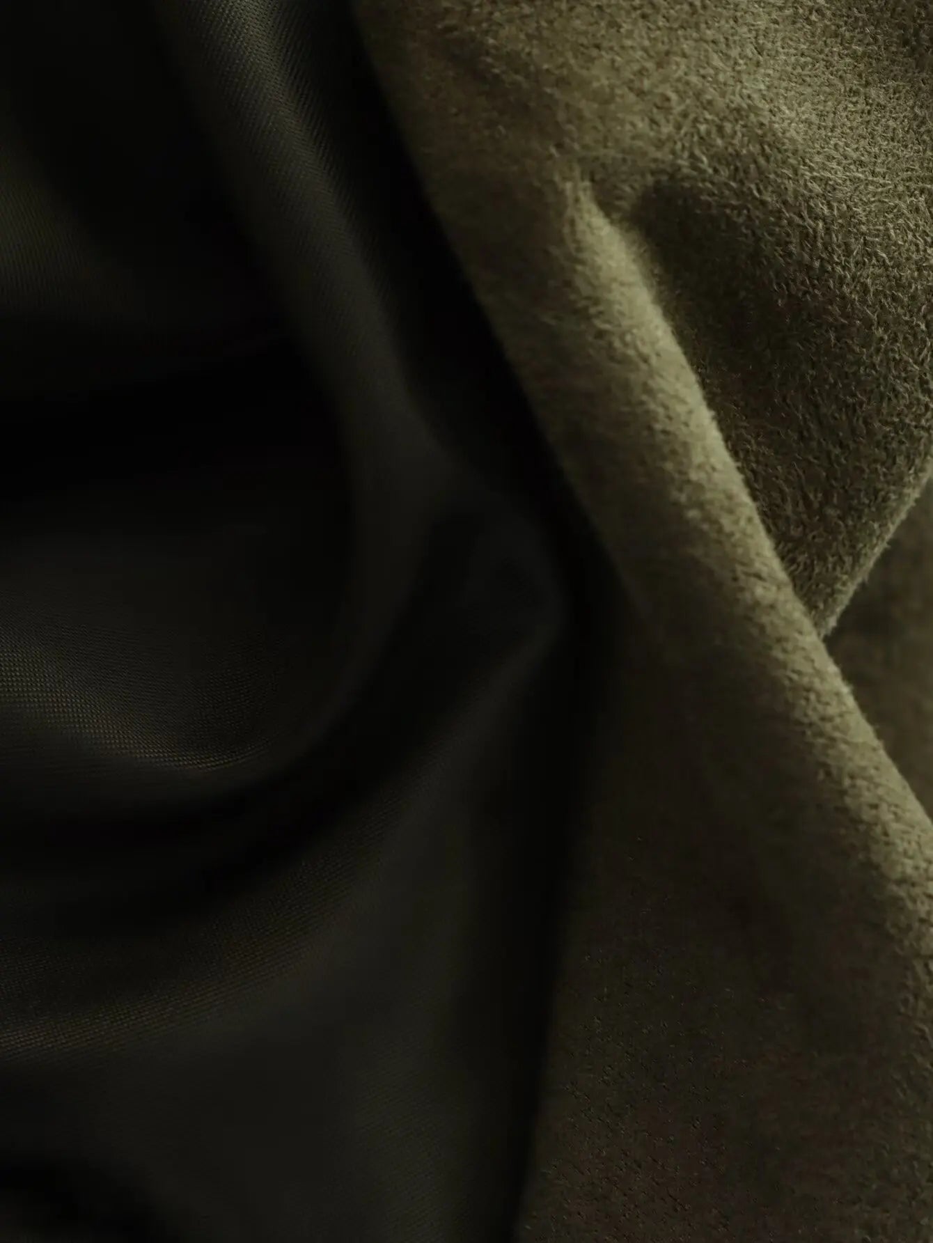 Elysian Faux Suede Bomber Jacket