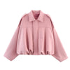 Elysian Faux Suede Bomber Jacket