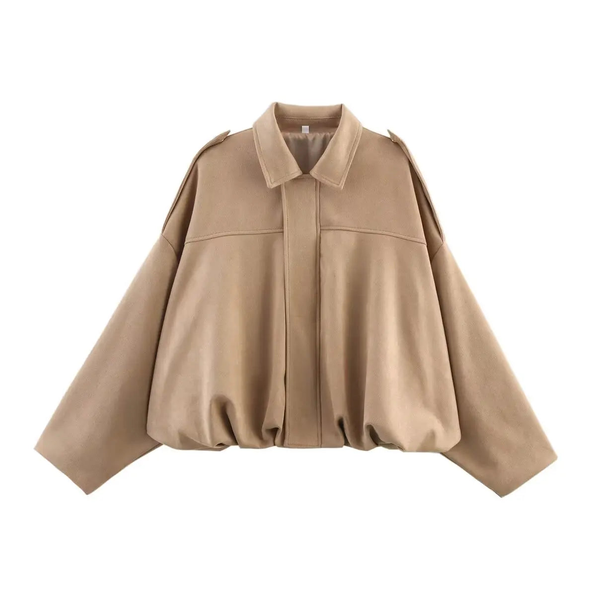 Elysian Faux Suede Bomber Jacket
