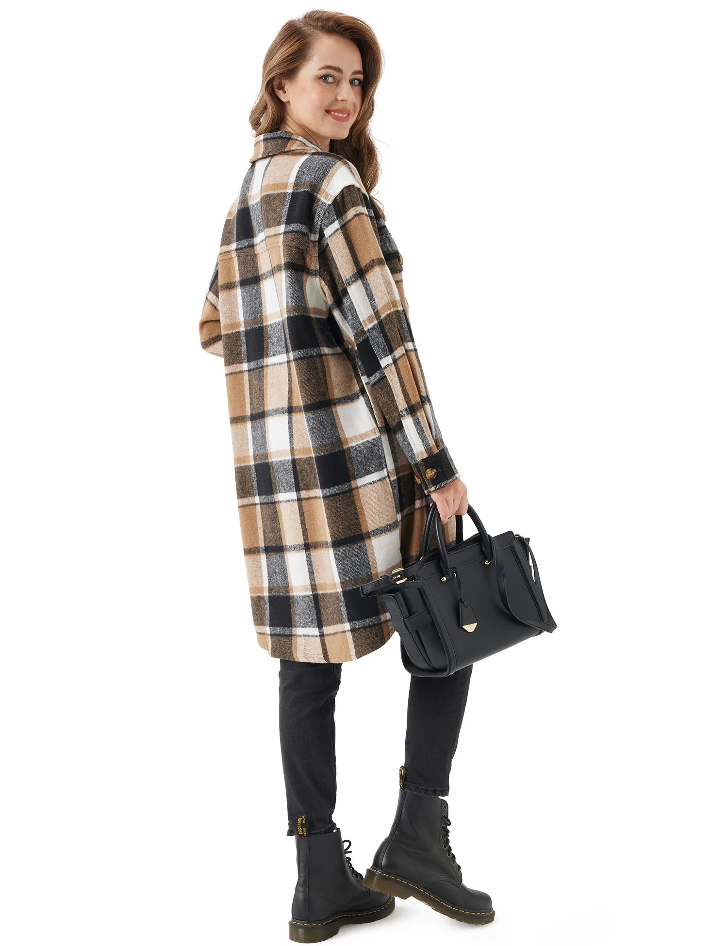 Women's Oversized Plaid Shacket