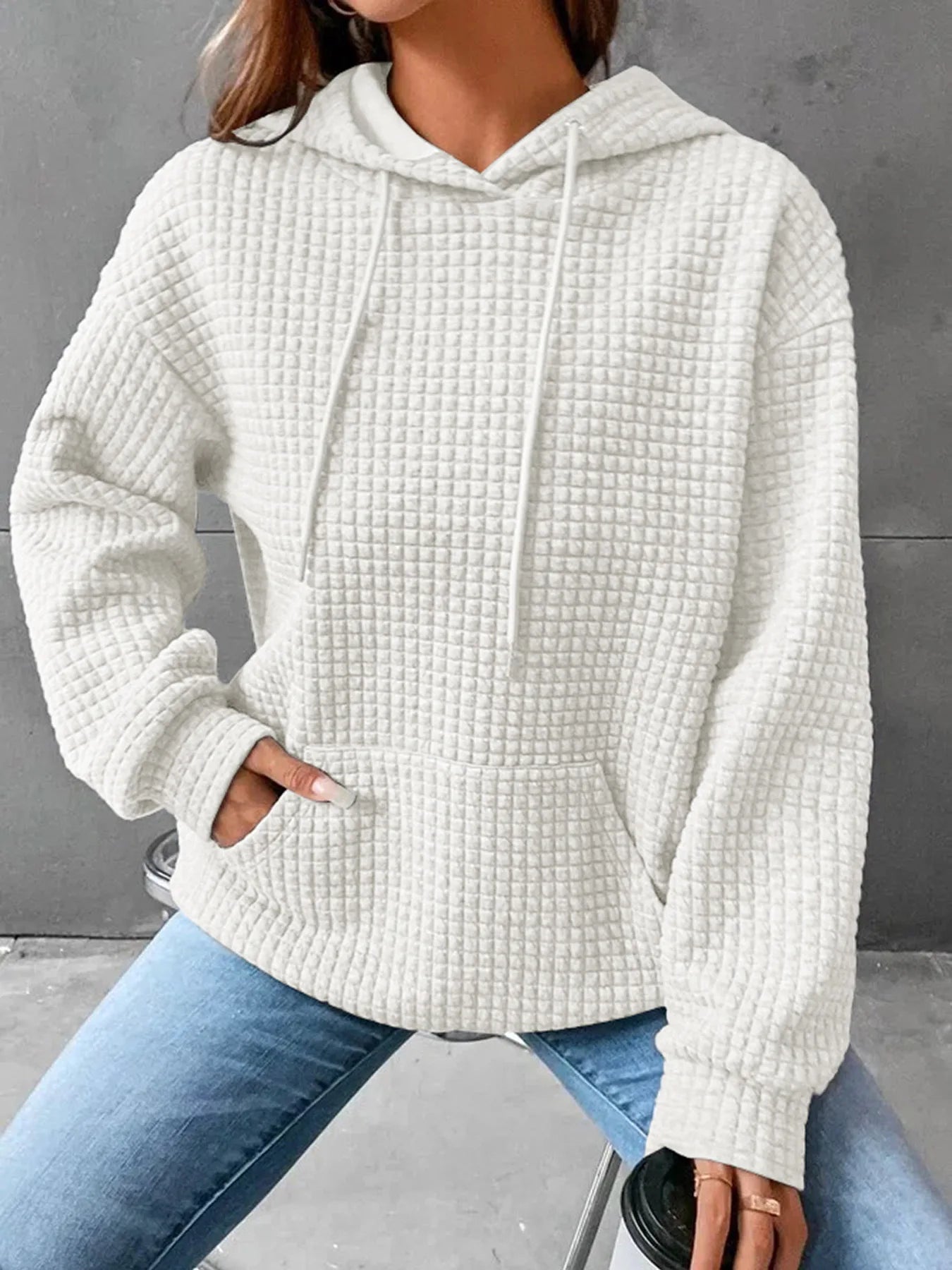 Women's Waffle Hoodie