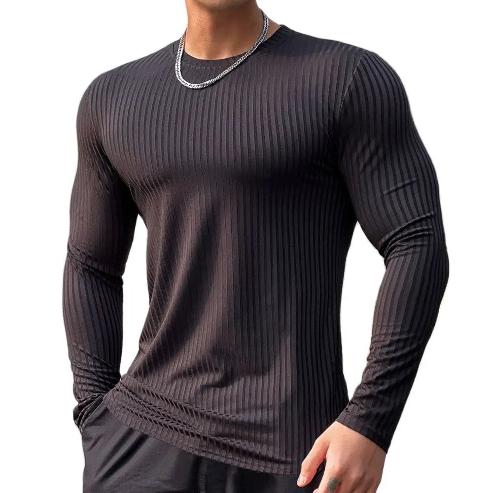 Apex Rib-Knit Long Sleeve