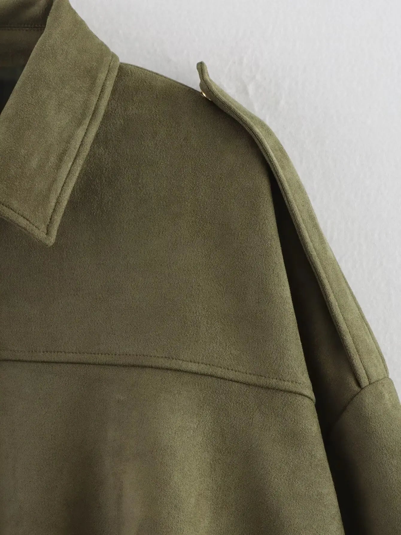 Elysian Faux Suede Bomber Jacket