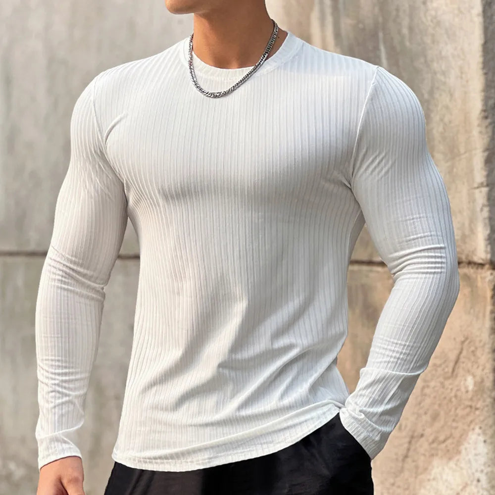 Apex Rib-Knit Long Sleeve