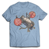 Benchpressing Cat Tee