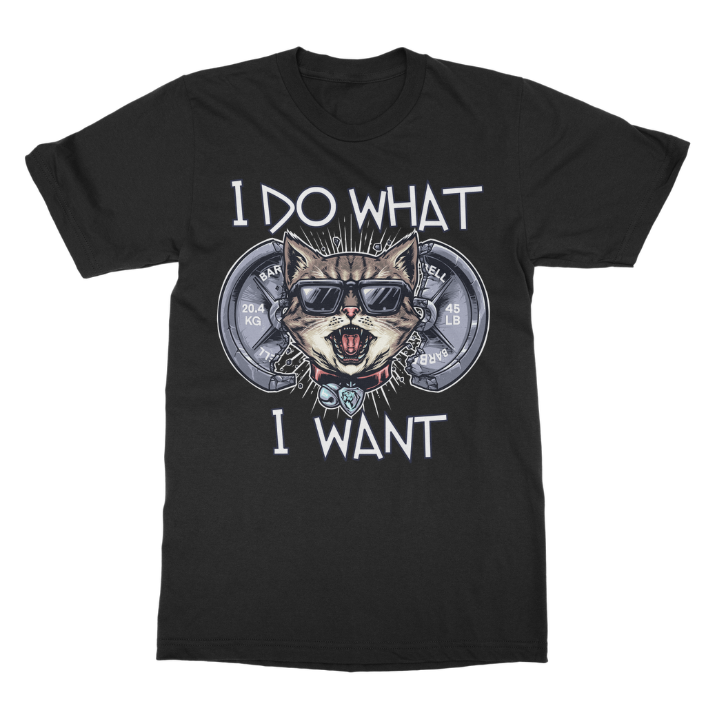 I do what I want Cat T-shirt (UK)