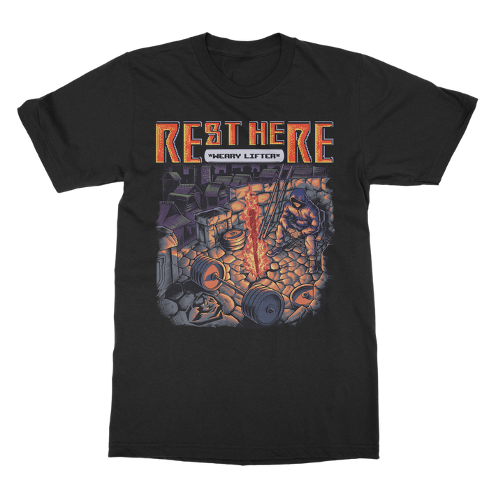 Rest Here Weary Lifter T-shirt (UK)