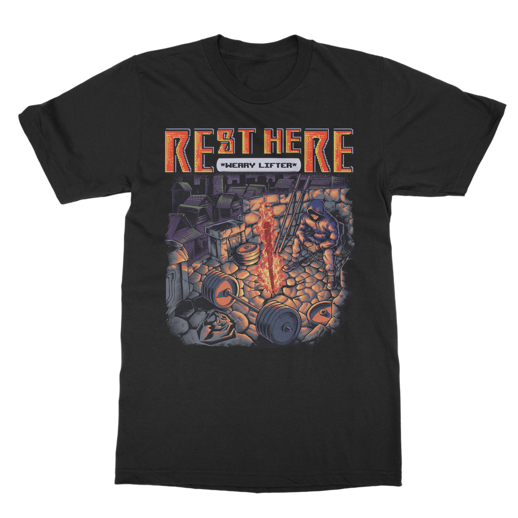 Rest Here Weary Lifter T-shirt (UK)