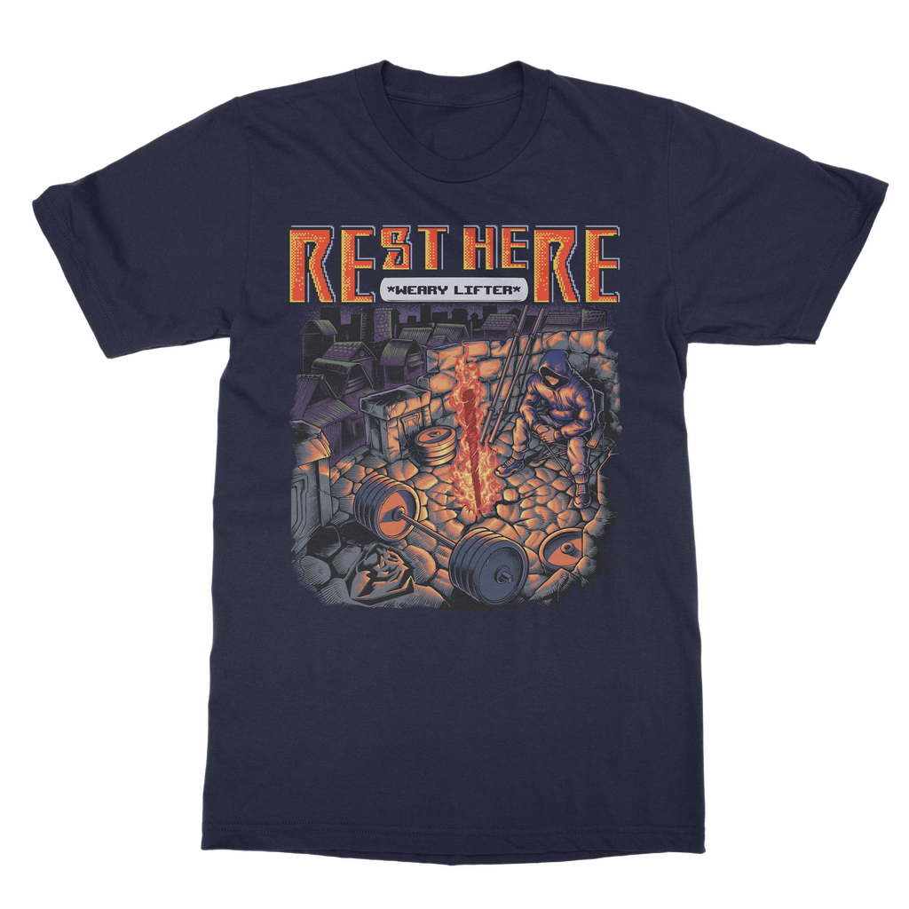 Rest Here Weary Lifter T-shirt (UK)