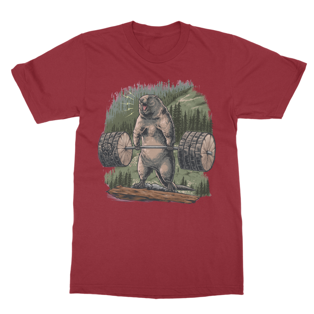 Deadlifting Marmot T-shirt (UK)