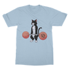Deadlifting Tuxedo Cat T-shirt (UK)