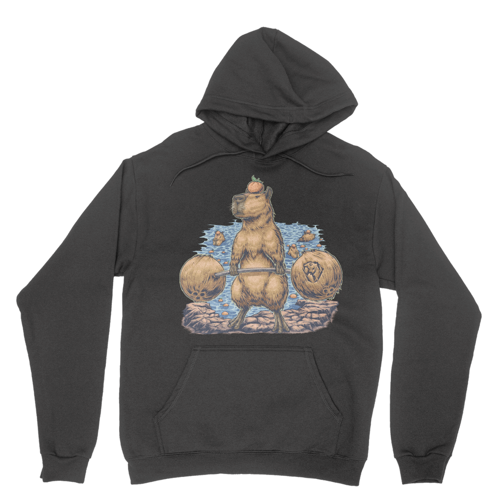 Deadlifting Ginger Cat Hoodie main image 1