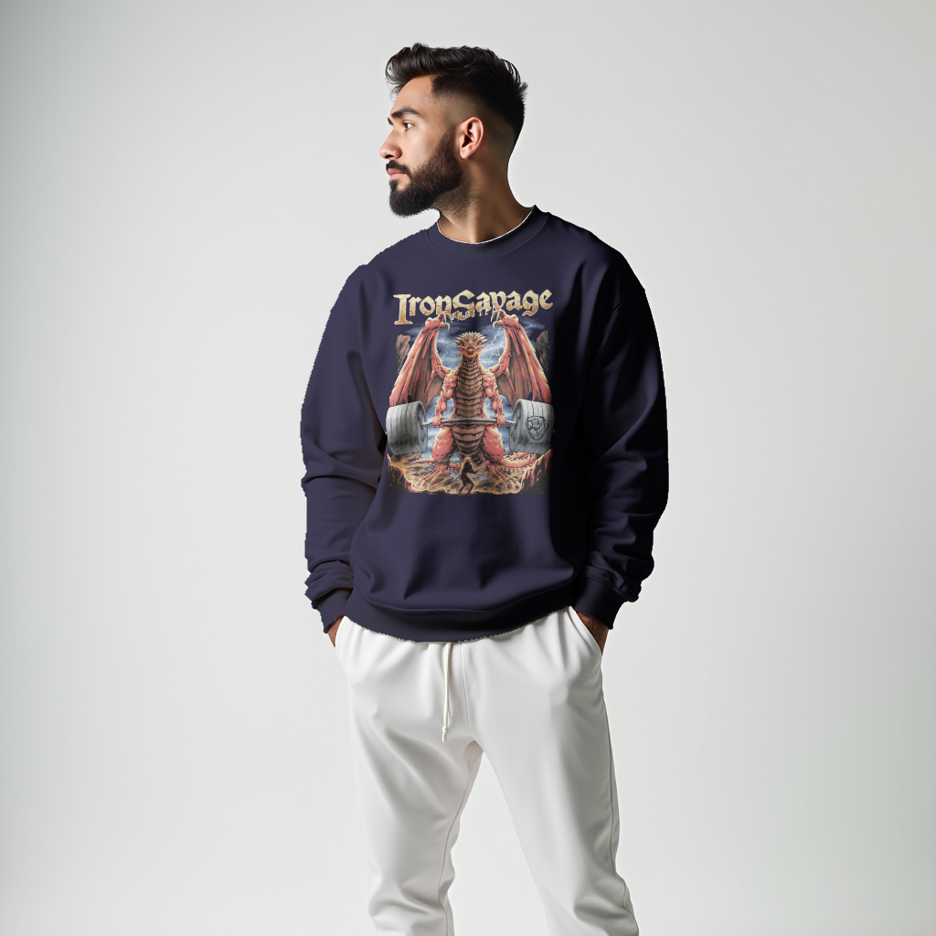 Deadlifts & Dragons Crewneck Sweatshirt