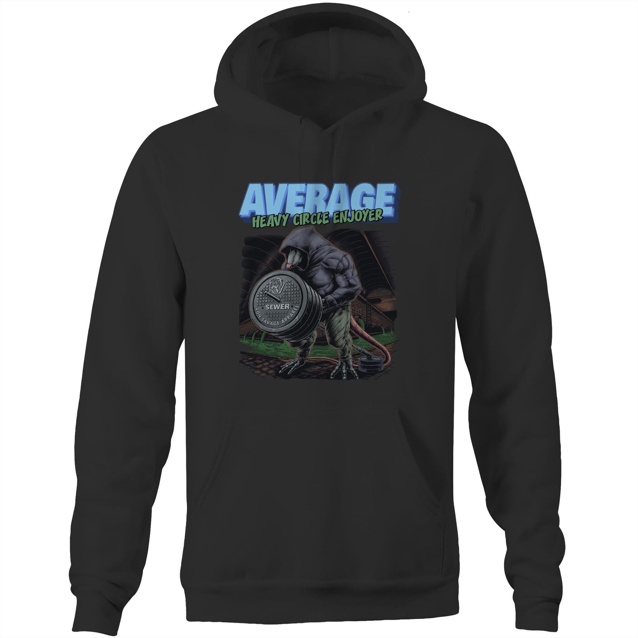 Gym Rat: Average heavy circle enjoyer Hoodie (AU)