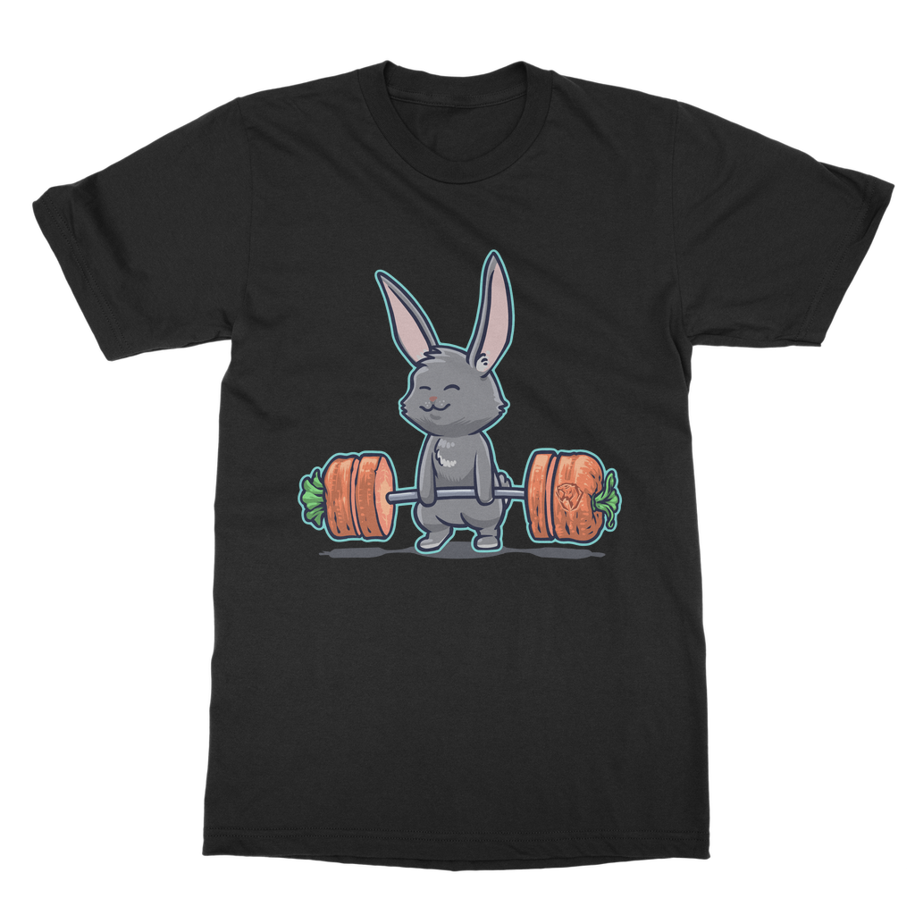 Deadlifting Grey Bunny T-shirt (UK)
