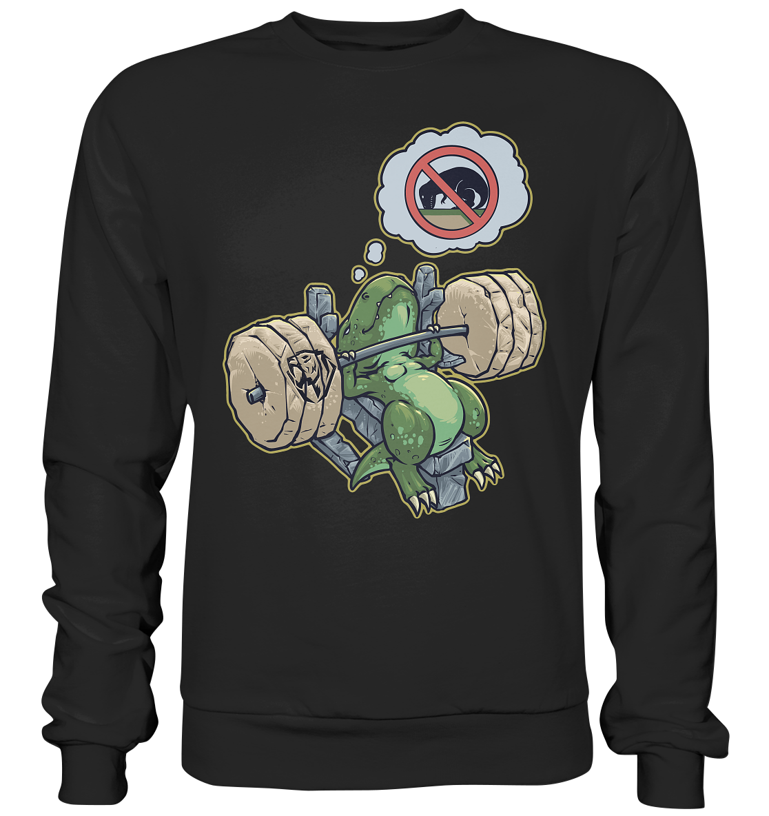 T-rex Loves Bench Press Sweatshirt (EU)