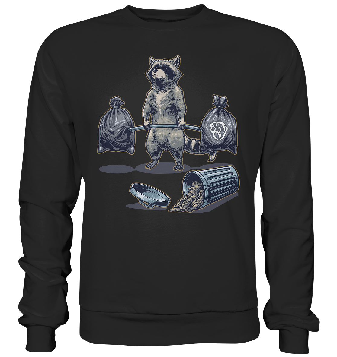 Deadlifting Raccoon Sweatshirt (EU)