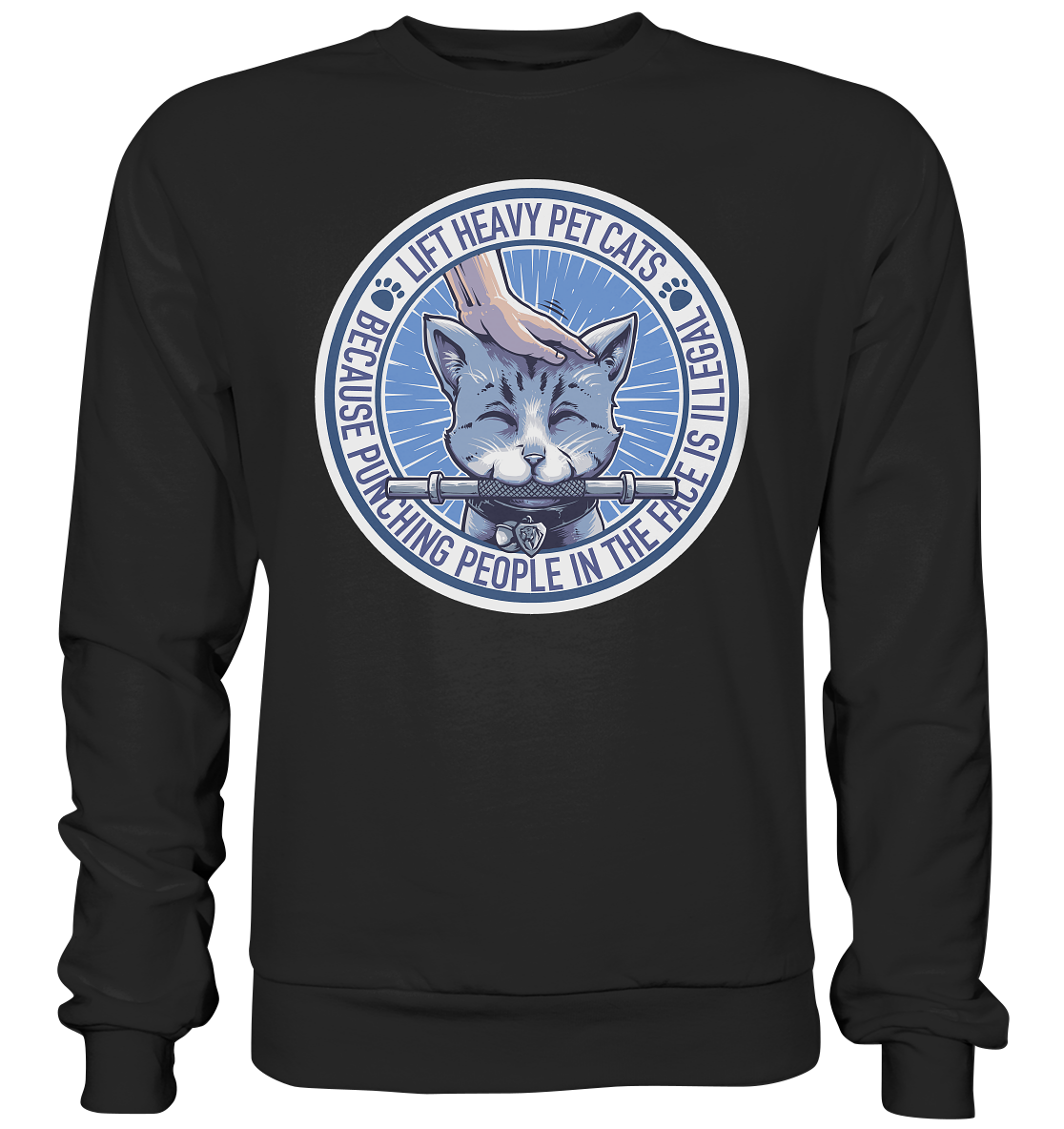 Lift Heavy Pet Cats Sweatshirt (EU)