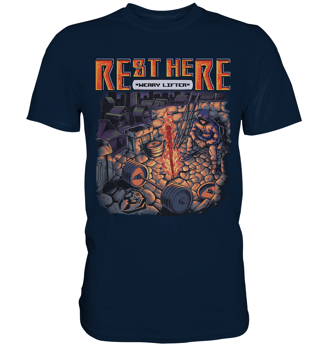 Rest Here Weary Lifter T-shirt (EU)