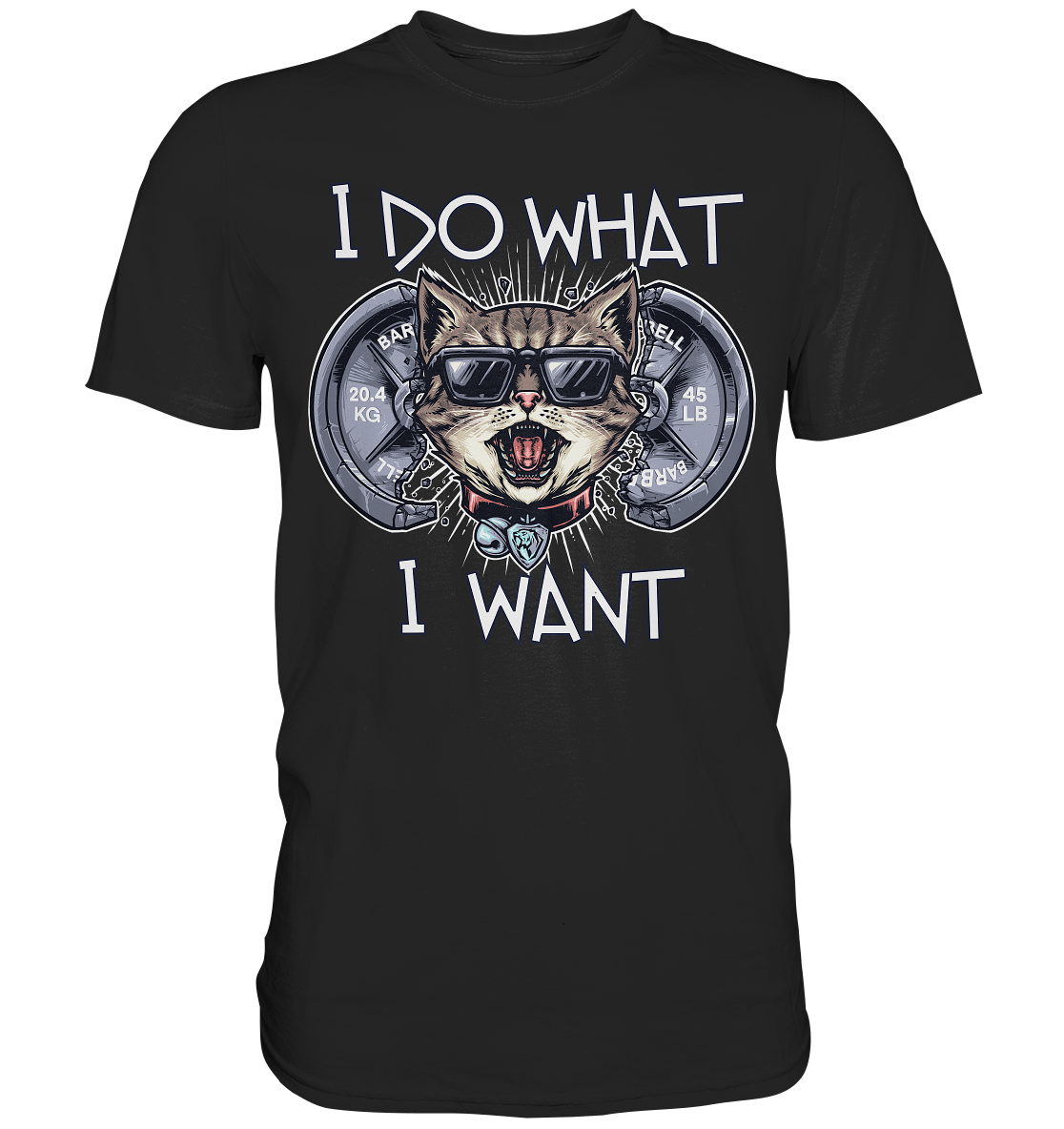I do what I want Cat t-shirt (EU)