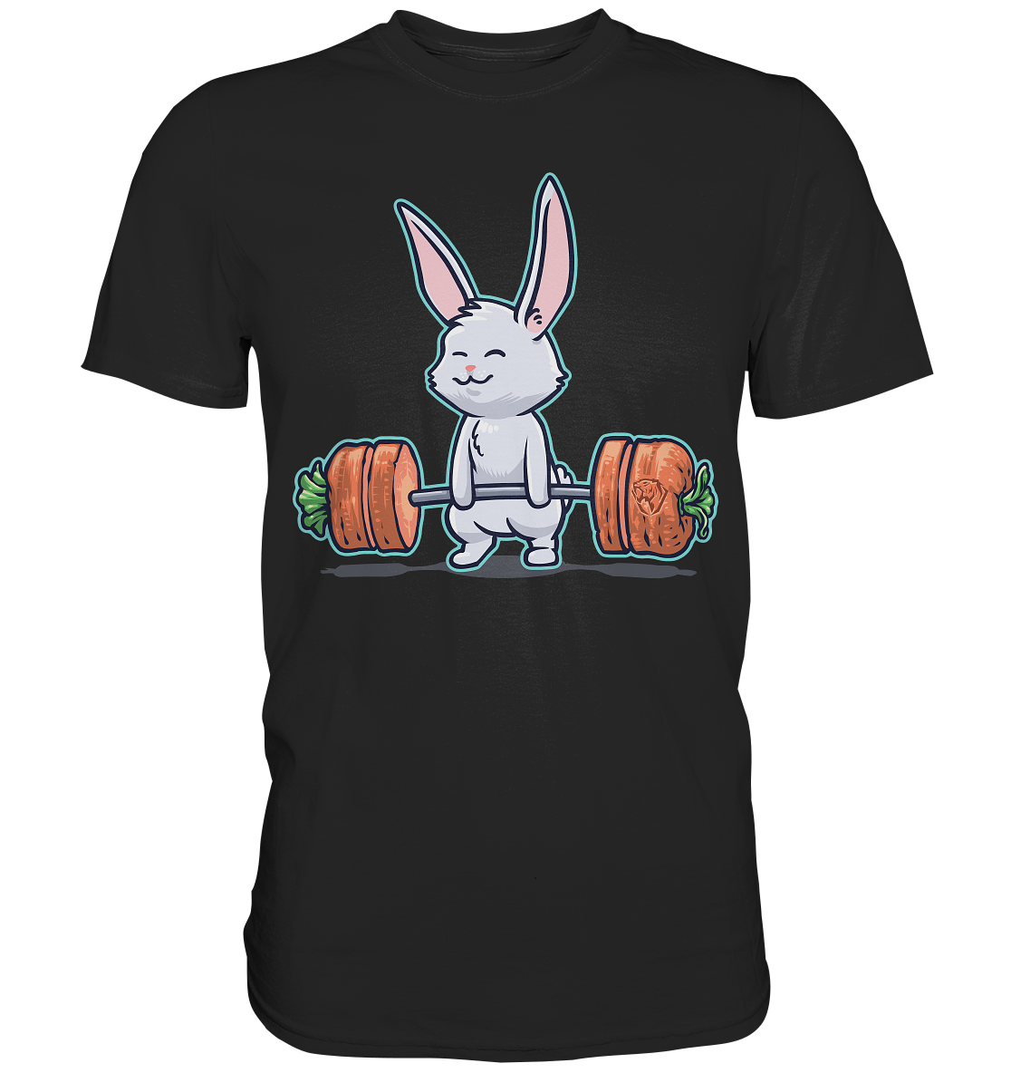 Deadlifting White Bunny T-shirt (EU)