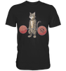 Deadlifting Tabby Cat T-shirt (EU)