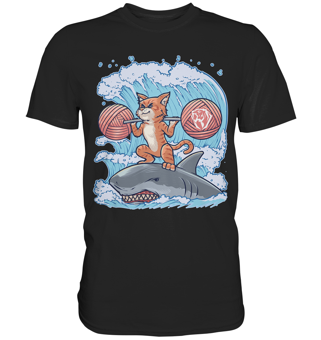 Squat N' Surf Orange Cat T-shirt (EU)