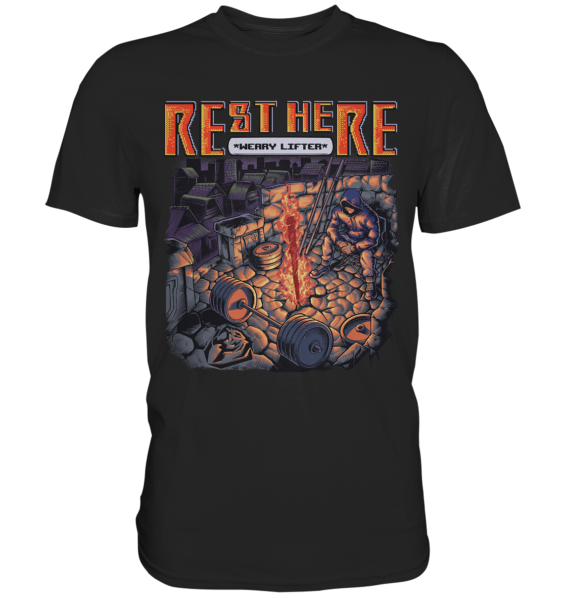 Rest Here Weary Lifter T-shirt (EU)