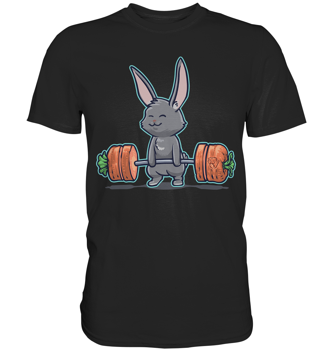 Deadlifting Grey Bunny T-shirt (EU)
