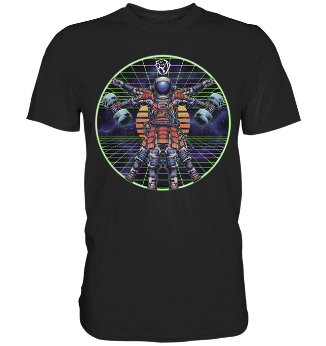 Samurai Astronaut: Vitruvian Gains T-shirt (EU)