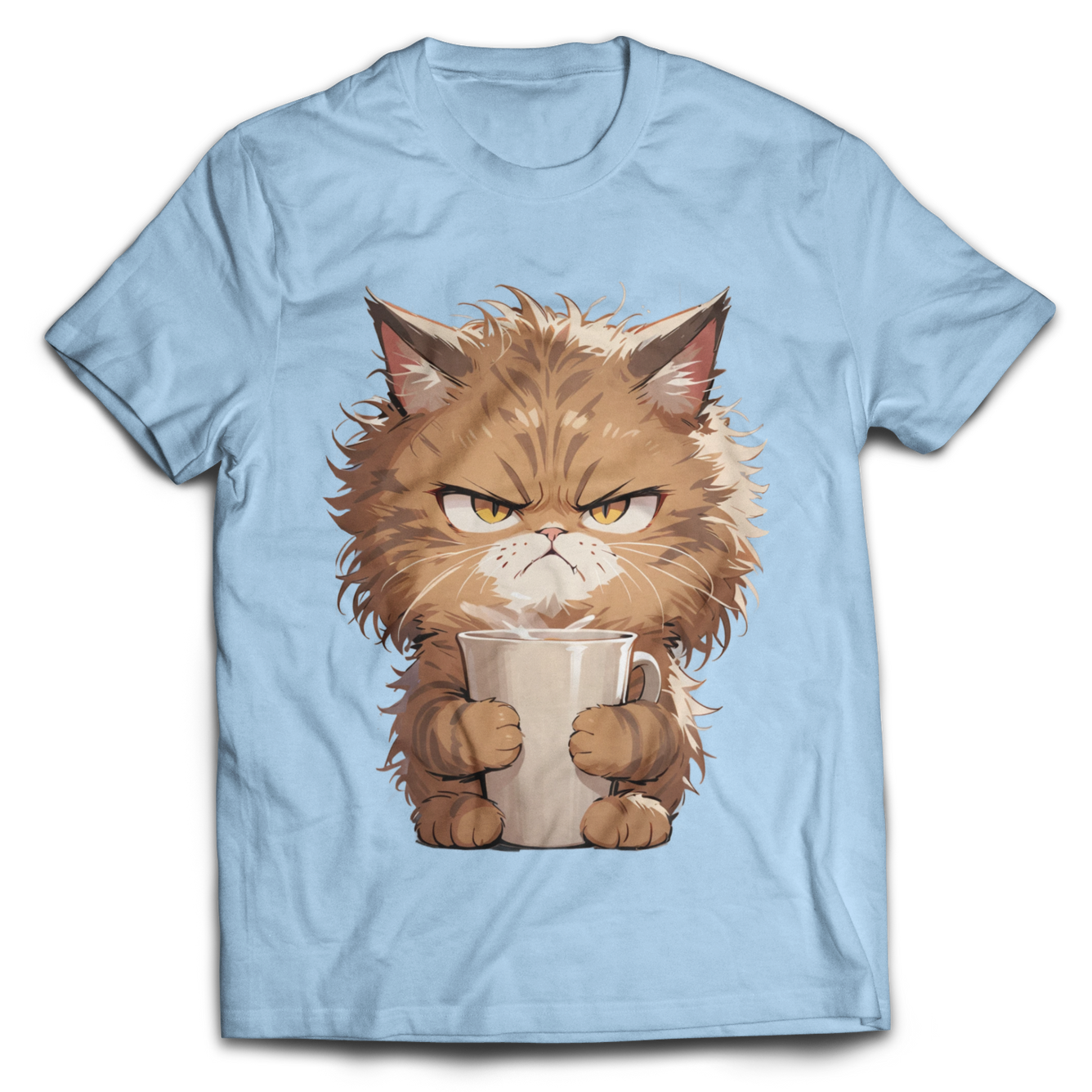 Angry Brown Tabby Cat Tee